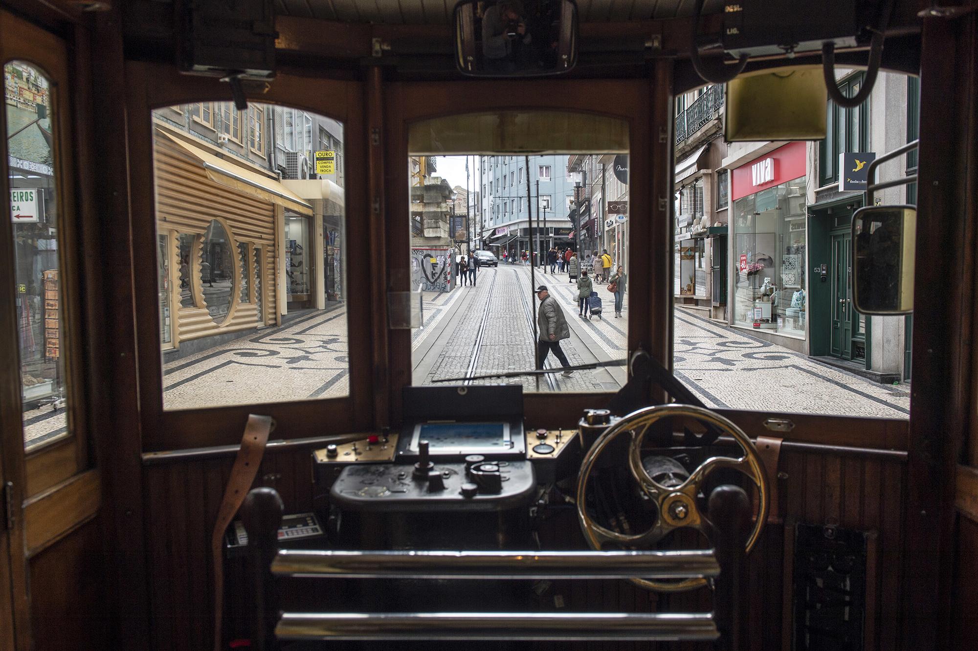 Tranvia en Oporto Portugal